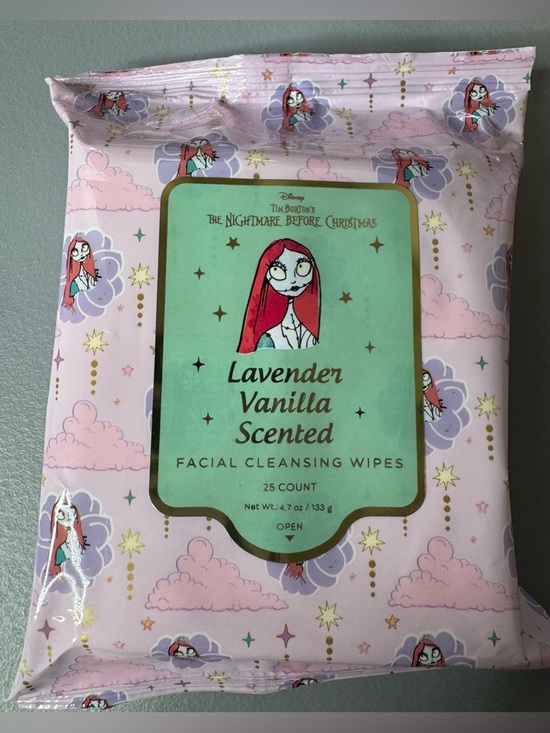 Disney Other - Disney nightmare before Christmas sally lavender Vanilla Scented Facial Wipes 25